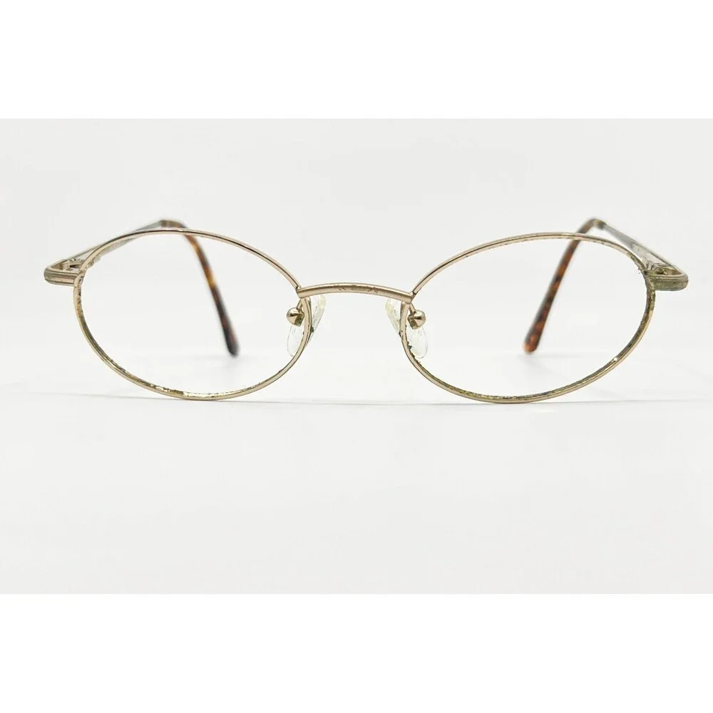 Guess Eyeglasses Frames Womens Gold Oval GU591 SG/MG 137 49-19-137
